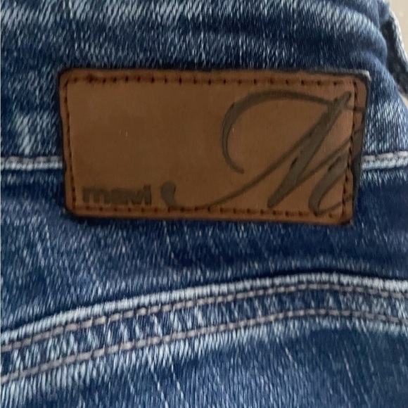 Mavi Woman’s Jeans Size 26/27 Dark Blue Color Denim Anika High Rise Crop Flare - Picture 3 of 6